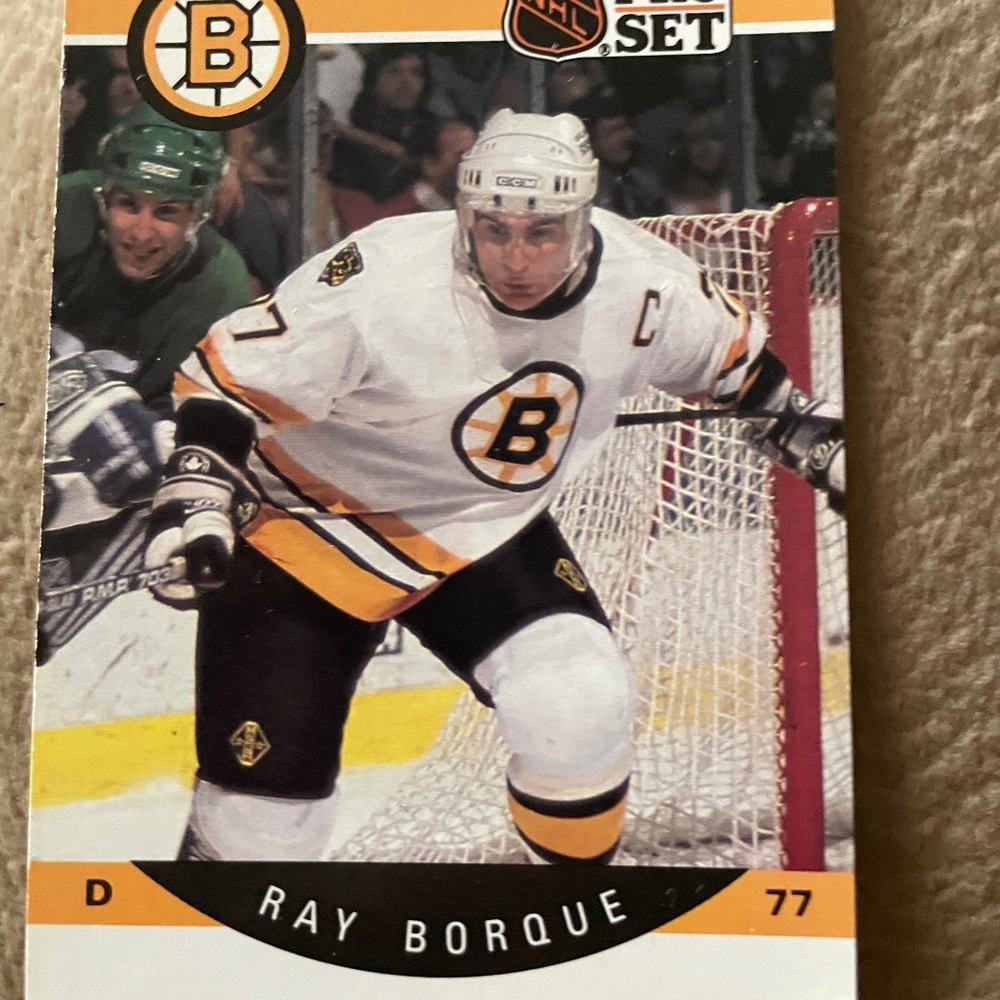 Rare mispelled Ray Bourque card